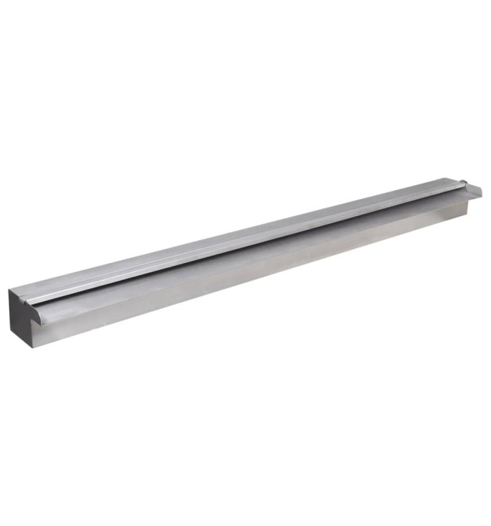 Lame d'eau rectangulaire à LED 90 cm en acier inoxydable pour piscine | Mobilier & Déco