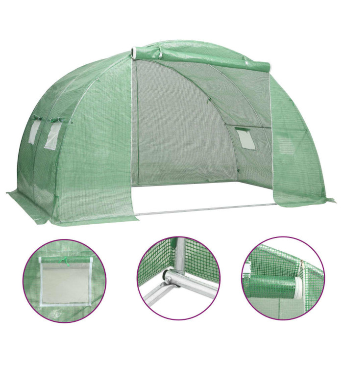 Serre 8 m² 2x4x2 m | Mobilier & Déco