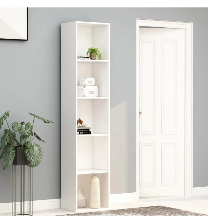 Bibliothèque Blanc 40x30x189 cm Bois d’ingénierie | Mobilier & Déco