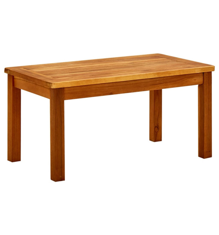 Table basse de jardin 70x40x36 cm Bois solide d'acacia | Mobilier & Déco
