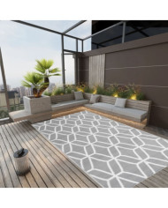 Tapis d'extérieur ARAKIL Gris 140x200 cm PP | Mobilier & Déco