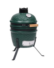 Barbecue à fumoir Kamado 2-en-1 Céramique 56 cm Vert | Mobilier & Déco
