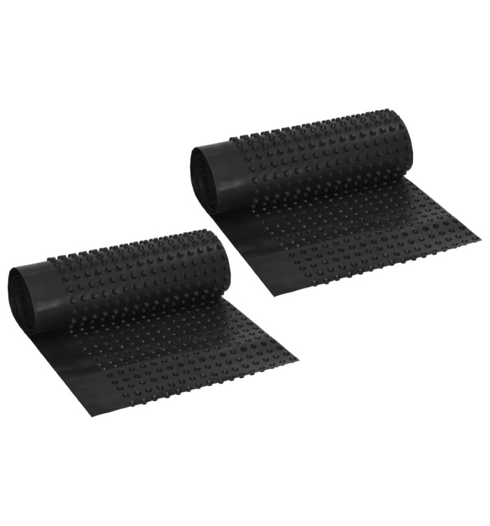 Feuilles de drainage à fossettes 2 pcs PEHD 400 g/m² 0,5 x 20 m | Mobilier & Déco