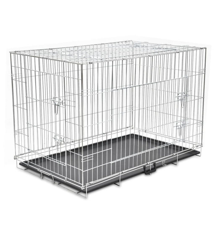 Cage métallique et pliable pour chiens XXL | Mobilier & Déco