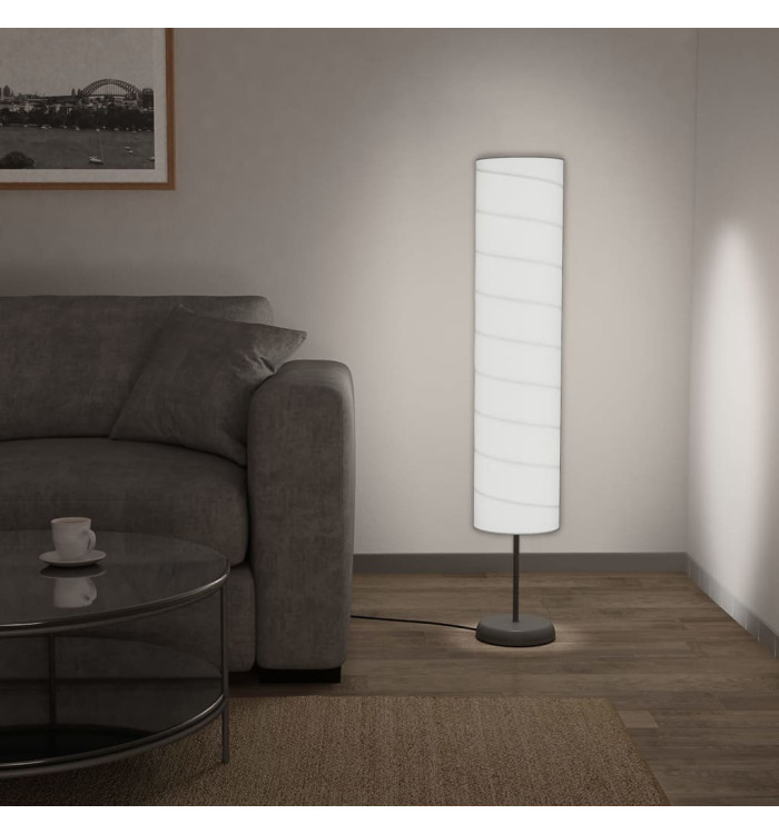 Lampadaire avec support 121 cm Blanc E27 | Mobilier & Déco