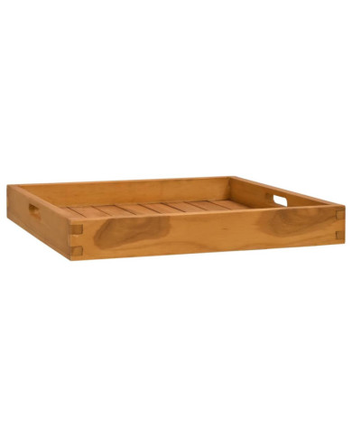 Plateau de service 50x50 cm Bois de teck massif | Mobilier & Déco