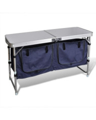 Placard de camping pliant avec cadre en aluminium | Mobilier & Déco