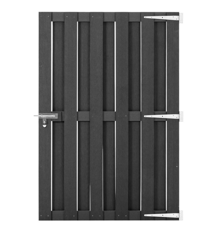 Portillon WPC 100x150 cm Gris | Mobilier & Déco