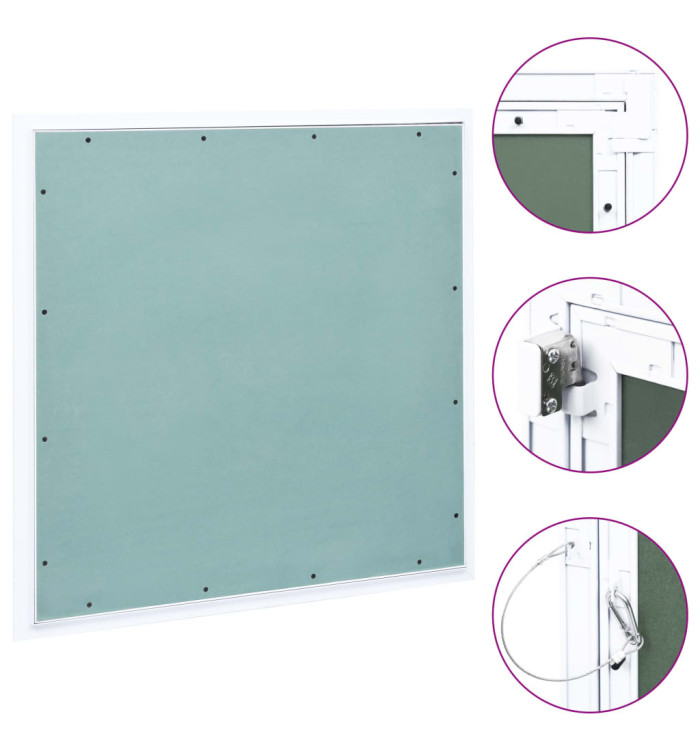 Panneau d'accès Cadre en aluminium plaque de plâtre 600x600 mm | Mobilier & Déco
