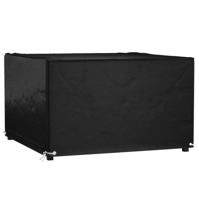 Housse de salon de jardin 8 œillets 132x132x80 cm carré | Mobilier & Déco