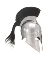 Casque de guerrier grec antique pour GN Argenté Acier | Mobilier & Déco