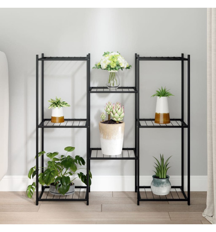 Jardinière 83x25x80 cm Noir Fer | Mobilier & Déco