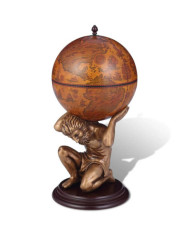 Bar sous forme de globe Atlas 42 x 42 x 85 cm | Mobilier & Déco