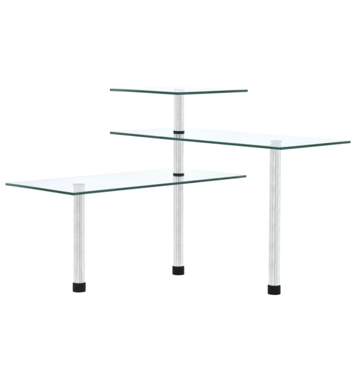 Étagère d'angle de cuisine à 3 niveaux Verre trempé | Mobilier & Déco