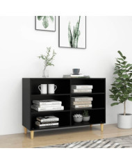 Buffet noir 103,5x35x70 cm bois d'ingénierie | Mobilier & Déco