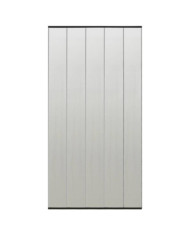 Moustiquaire avec rideau en maille noir 100x220 cm polyester | Mobilier & Déco