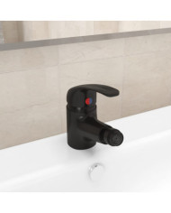Mitigeur de bidet de salle de bain Noir 13x12 cm | Mobilier & Déco