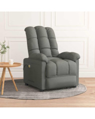 Fauteuil de massage Gris foncé Tissu | Mobilier & Déco