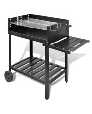 Support de barbecue au charbon de bois 2 roues | Mobilier & Déco