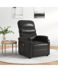 Fauteuil de massage Noir Similicuir | Mobilier & Déco