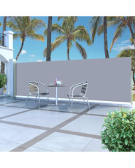 Auvent latéral rétractable 160 x 500 cm Gris | Mobilier & Déco