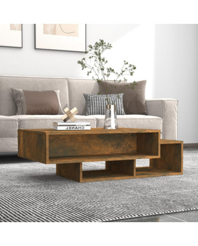 Table basse Chêne fumé 105x55x32 cm Bois d'ingénierie | Mobilier & Déco