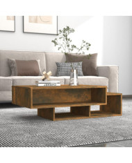 Table basse Chêne fumé 105x55x32 cm Bois d'ingénierie | Mobilier & Déco