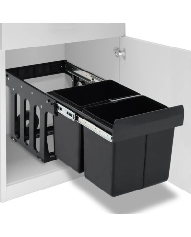 Poubelle amovible de cuisine Fermeture en douceur 36 L | Mobilier & Déco