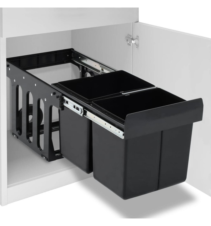 Poubelle amovible de cuisine Fermeture en douceur 36 L | Mobilier & Déco