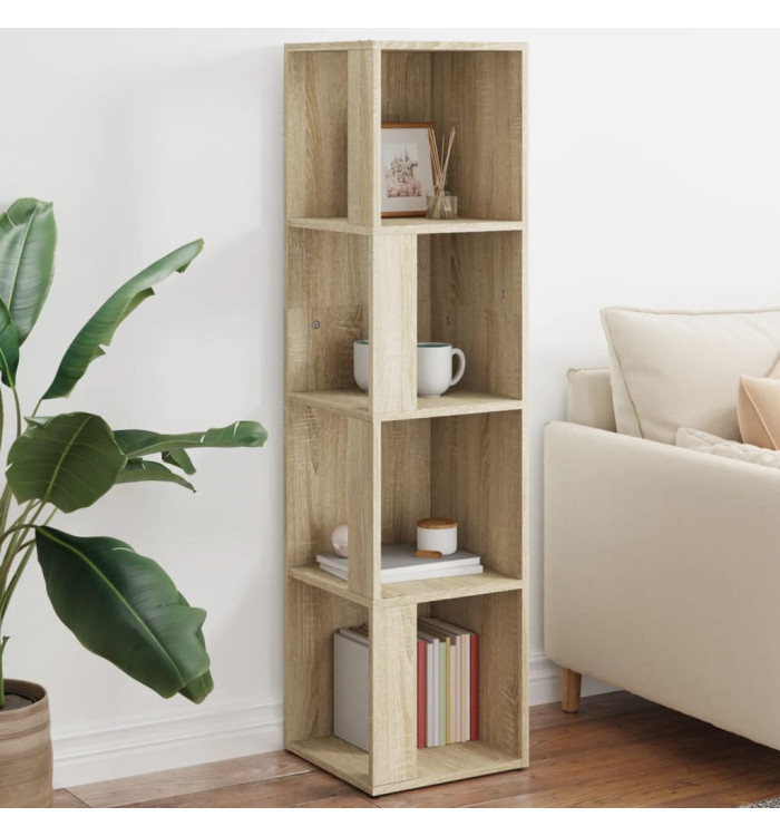 Armoire d'angle Chêne sonoma 33x33x132 cm Bois d’ingénierie | Mobilier & Déco