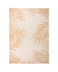 Tapis à tissage plat d'extérieur 200x280 cm Motif de feuille | Mobilier & Déco