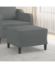 Repose-pied Gris foncé 60x50x41 cm Tissu | Mobilier & Déco