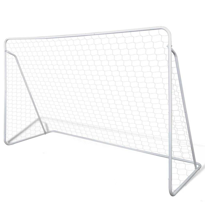 Cage de but de football 240x90x150 cm acier haute qualité | Mobilier & Déco
