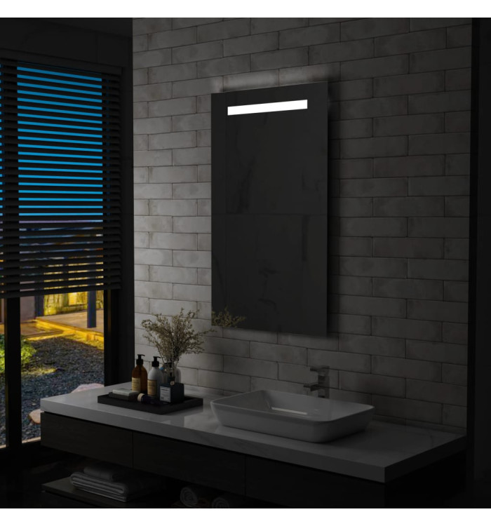 Miroir mural à LED pour salle de bains 60x100 cm | Mobilier & Déco