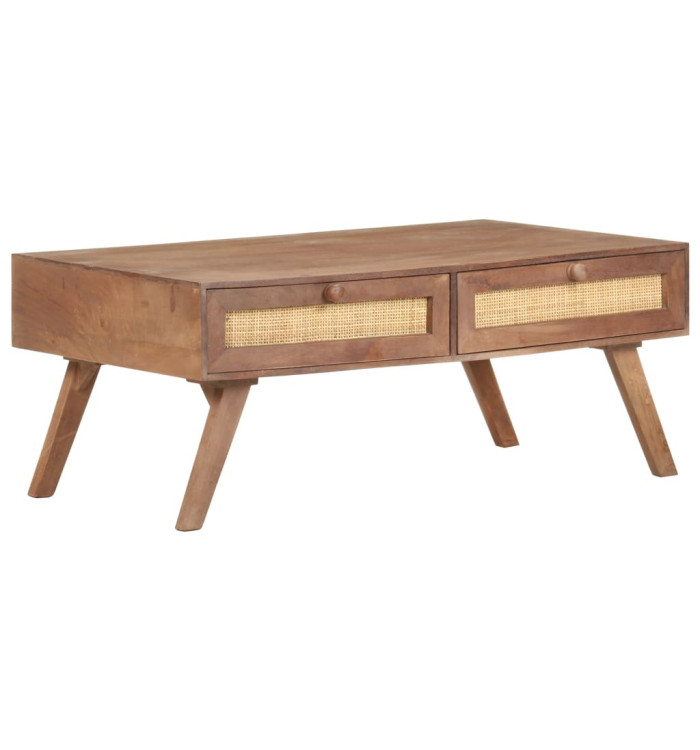 Table basse 100x60x40 cm Bois de manguier massif | Mobilier & Déco