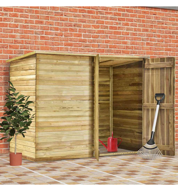 Abri de jardin 232x110x170 cm Bois de pin imprégné | Mobilier & Déco
