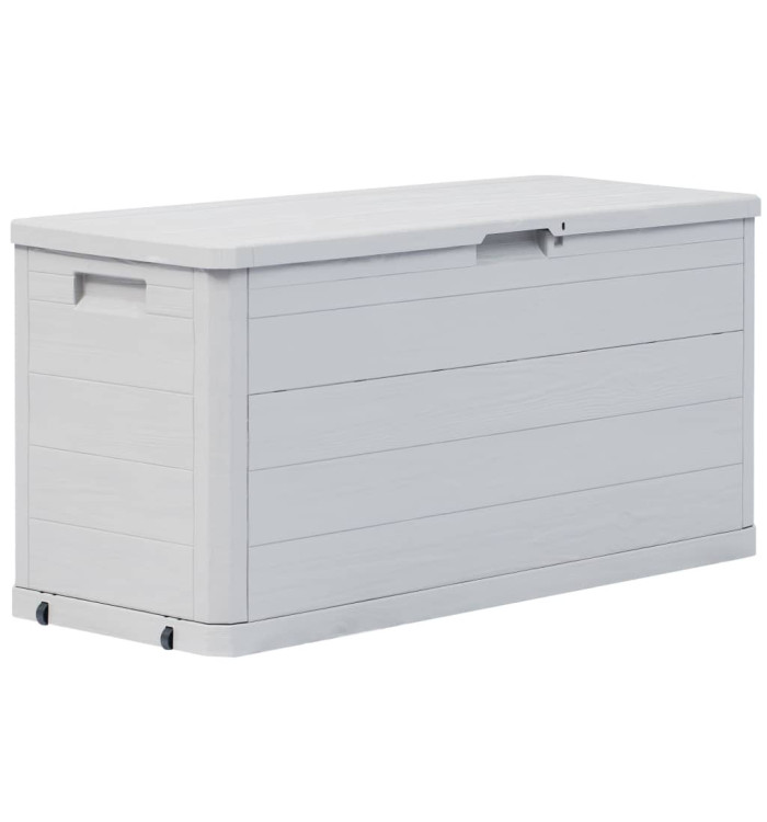 Boîte de rangement de jardin 280 L Gris clair | Mobilier & Déco