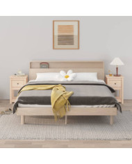 Tables de chevet 2 pcs 40x35x61,5 cm Bois de pin massif | Mobilier & Déco