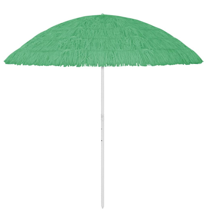 Parasol de plage Hawaii vert 300 cm | Mobilier & Déco
