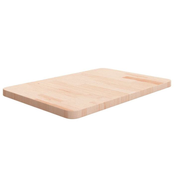 Comptoir de salle de bain 60x40x2,5 cm Bois massif non traité | Mobilier & Déco