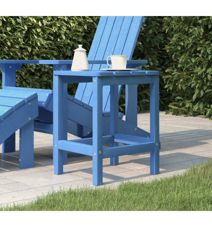 Table de jardin Adirondack Bleu marine 38x38x46 cm PEHD | Mobilier & Déco
