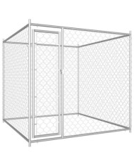 Chenil d'extérieur pour chiens 193x193x185 cm | Mobilier & Déco