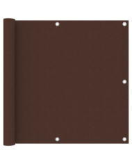 Écran de balcon Marron 90x400 cm Tissu Oxford | Mobilier & Déco