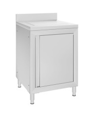 Armoire de cuisine commerciale avec égouttoir Acier inoxydable | Mobilier & Déco