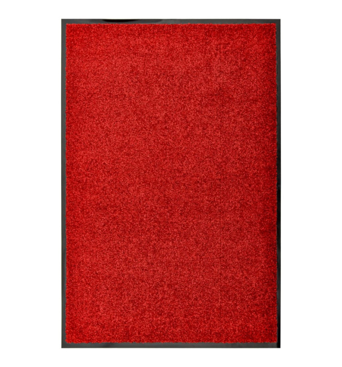 Paillasson lavable Rouge 60x90 cm | Mobilier & Déco
