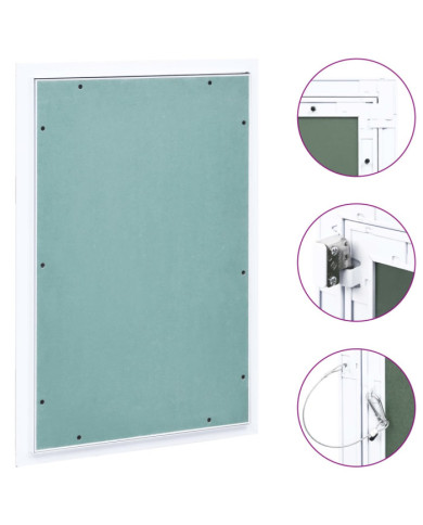 Panneau d'accès Cadre en aluminium plaque de plâtre 400x600 mm | Mobilier & Déco