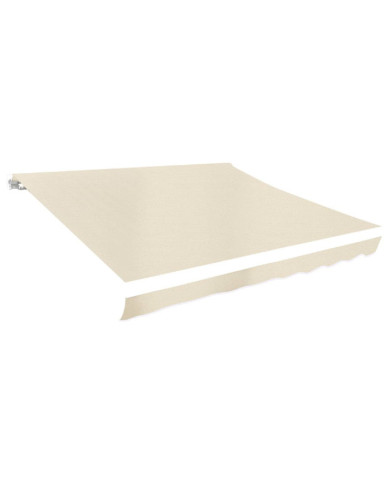 Toit d'auvent Toile Crème 6x3 m (Cadre non inclus) | Mobilier & Déco