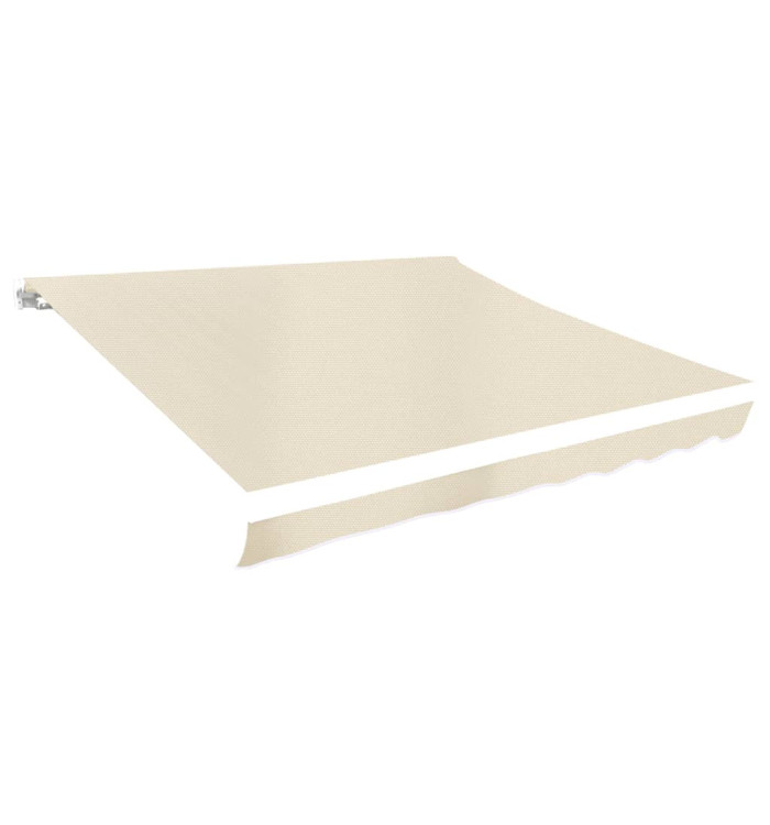 Toit d'auvent Toile Crème 6x3 m (Cadre non inclus) | Mobilier & Déco