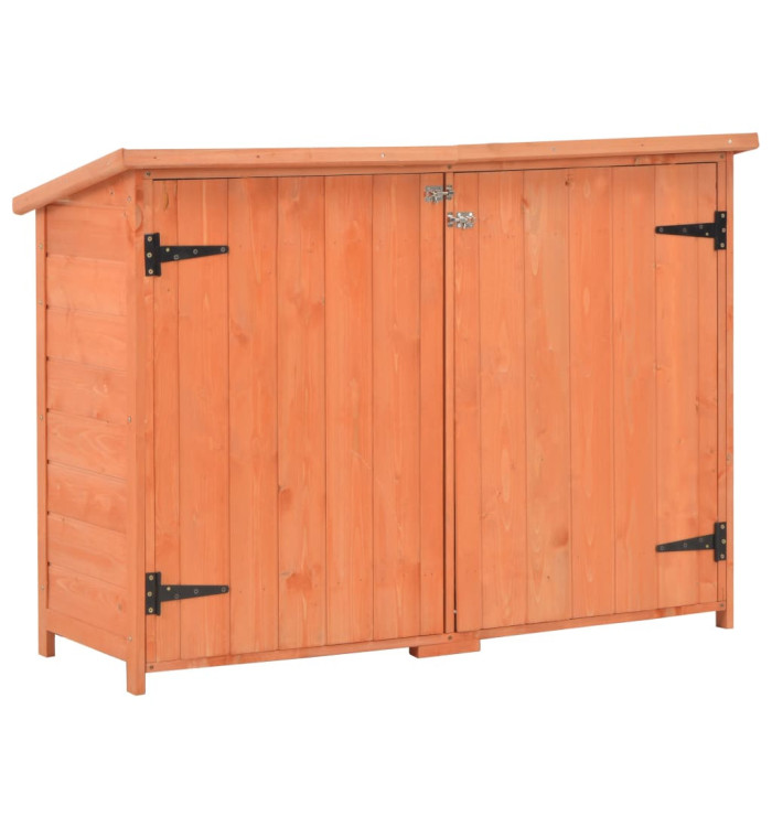 Abri de stockage de jardin 128x42x91 cm Bois | Mobilier & Déco