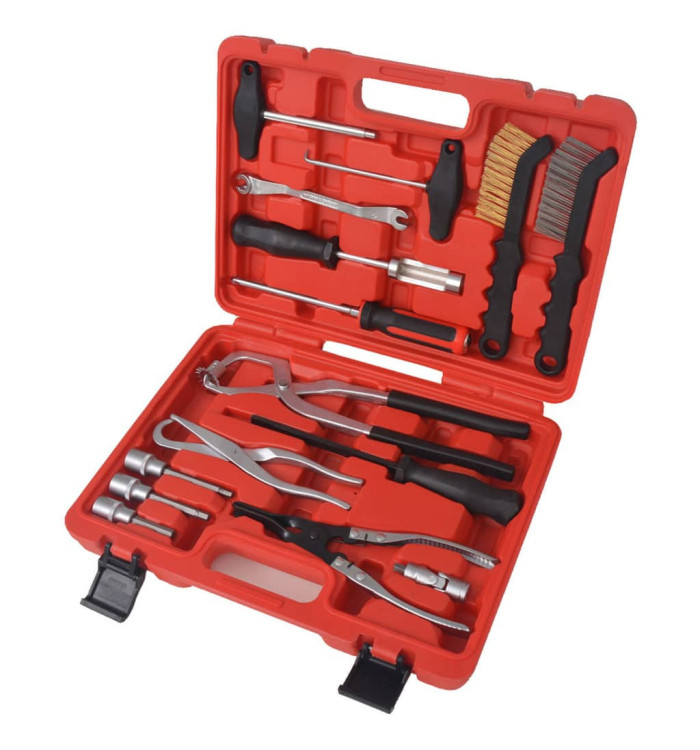 Ensemble d'outils d'assemblage et d'entretien des freins 15 pcs | Mobilier & Déco
